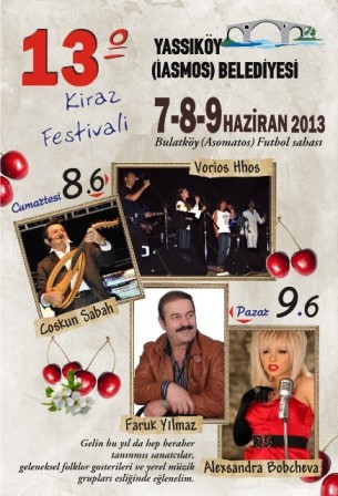 13. Kiraz Festivali 7-9 Haziran’da!