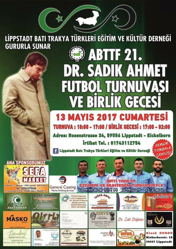 ABTTF 21. Dr. Sadık Ahmet Futbol Turnuvası için geri sayım başladı
