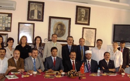 Türkiyeli yetkililerin İskeçe Türk Birliği ziyareti