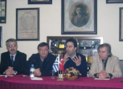 İskeçe Belediyesi’nde Eşitlik Listesi üyeleri İskeçe Türk Birliği’ni ziyaret etti