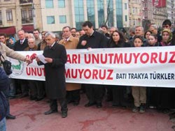 29 Ocak Milli Direniş Gününün Yıldönümünde Batı Trakya Türklerinin Haklı Mücadelesini Unutmuyoruz.. Unutturmuyoruz..